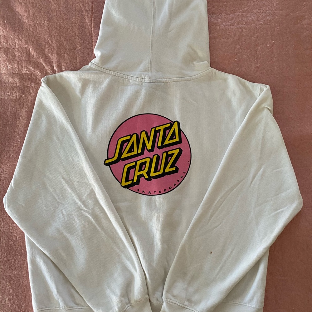 Classic Dot Zip Hooded Sweatshirt